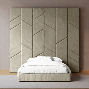Wall Panel + King Bed