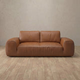 Top Grain Leather::American Leather Sofa 2 Seater Cognac Top Grain Leather [grid:4:TGL]