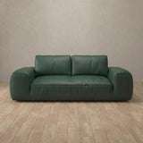 Top Grain Leather::American Leather Sofa 2 Seater Forest Green Top Grain Leather [grid:5:TGL]