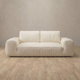 Top Grain Leather::American Leather Sofa 2 Seater Ivory Top Grain Leather