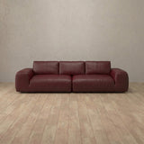 Top Grain Leather::American Leather Sofa 3 Seater Burgundy Top Grain Leather v2 [grid:6:TGL]