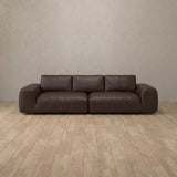 Top Grain Leather::American Leather Sofa 3 Seater Espresso Top Grain Leather [grid:8:TGL]
