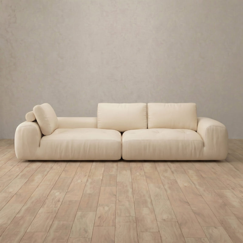 American Leather Sofa 4 Seater — Cream