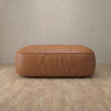 Top Grain Leather::American Leather Sofa Ottoman Cognac Top Grain Leather [grid:4:TGL]