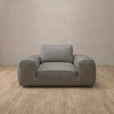 Top Grain Leather::American Leather Sofa Single Stone Top Grain Leather