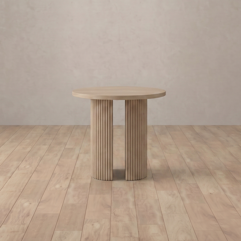 Ames Side Table — White Oak
