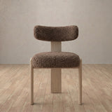 Shearling::Saddle::White Oak