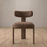 Shearling::Saddle::Walnut