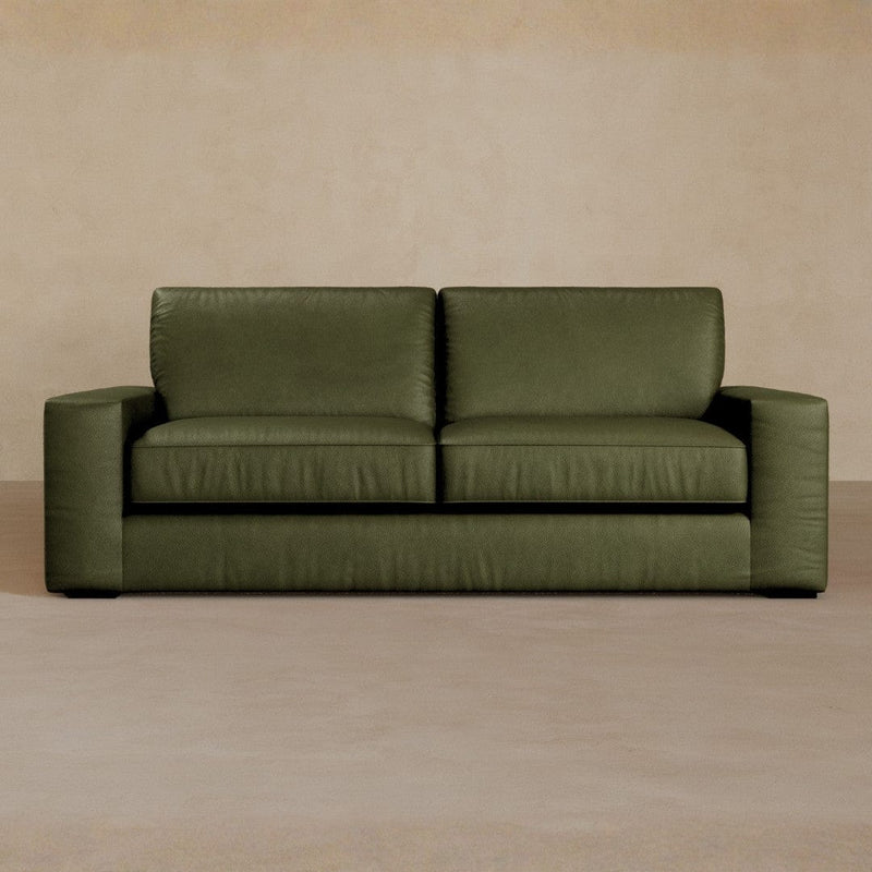 2 Seater-Full Grain Leather-Olive