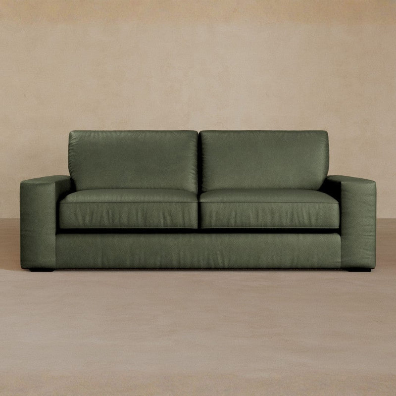 2 Seater-Full Grain Leather-Sage