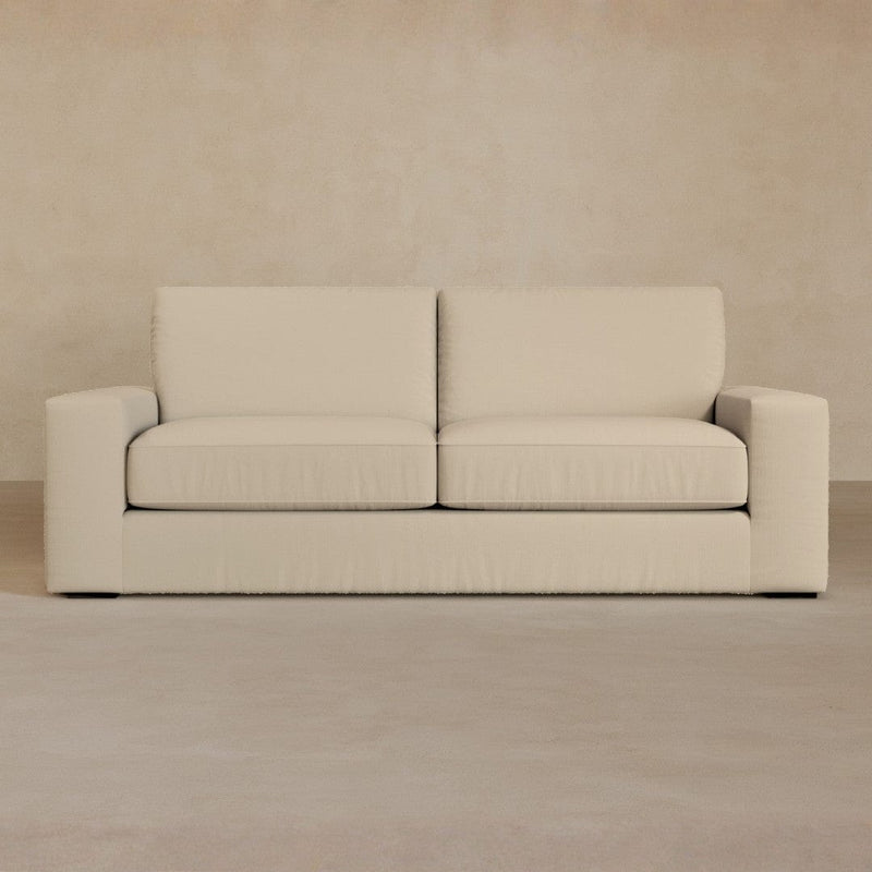 2 Seater-Linen Blend-Alabaster