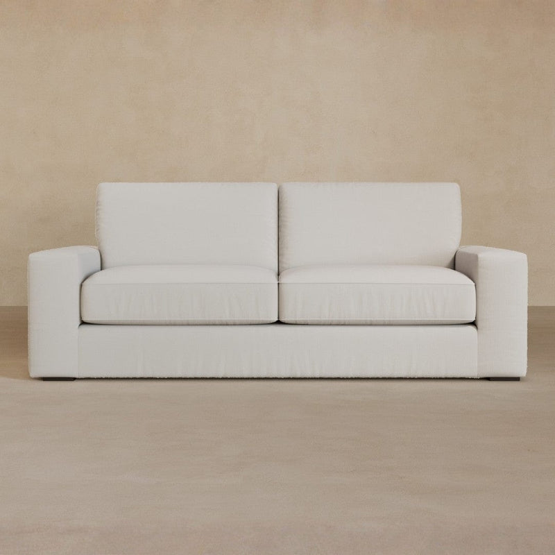 2 Seater-Linen Blend-Ivory