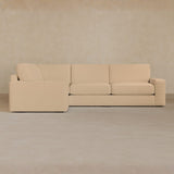 3 Seater Sectional-Boucle-Chalk