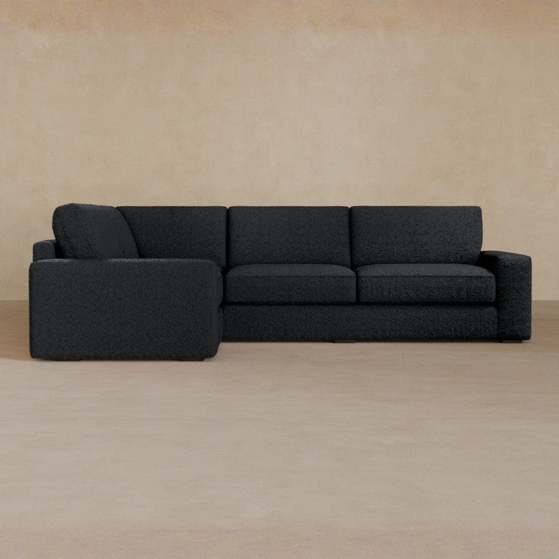 3 Seater Sectional-Boucle-Ink