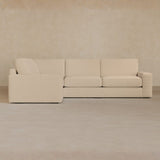 3 Seater Sectional-Boucle-Linen
