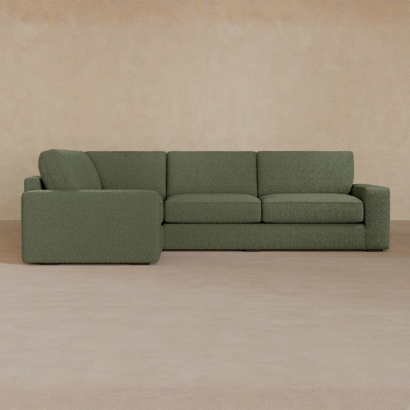 3 Seater Sectional-Boucle-Sage