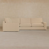 3 Seater Sectional-Boucle-Shell