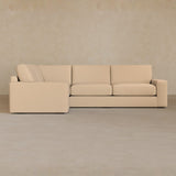 3 Seater Sectional-Linen Blend-Chalk