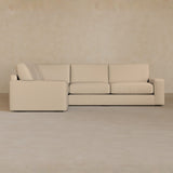 3 Seater Sectional-Top Grain Leather Shell