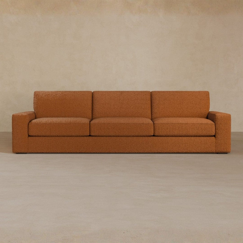 3 Seater-Boucle-Brandy