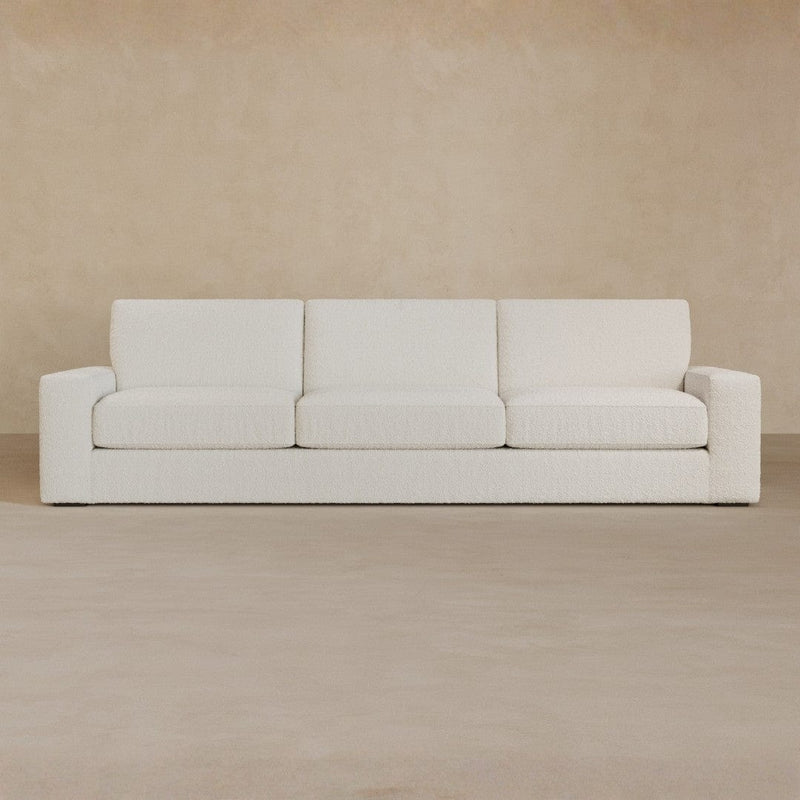 3 Seater-Boucle-Ivory