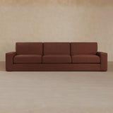 3 Seater-Boucle-Oxblood