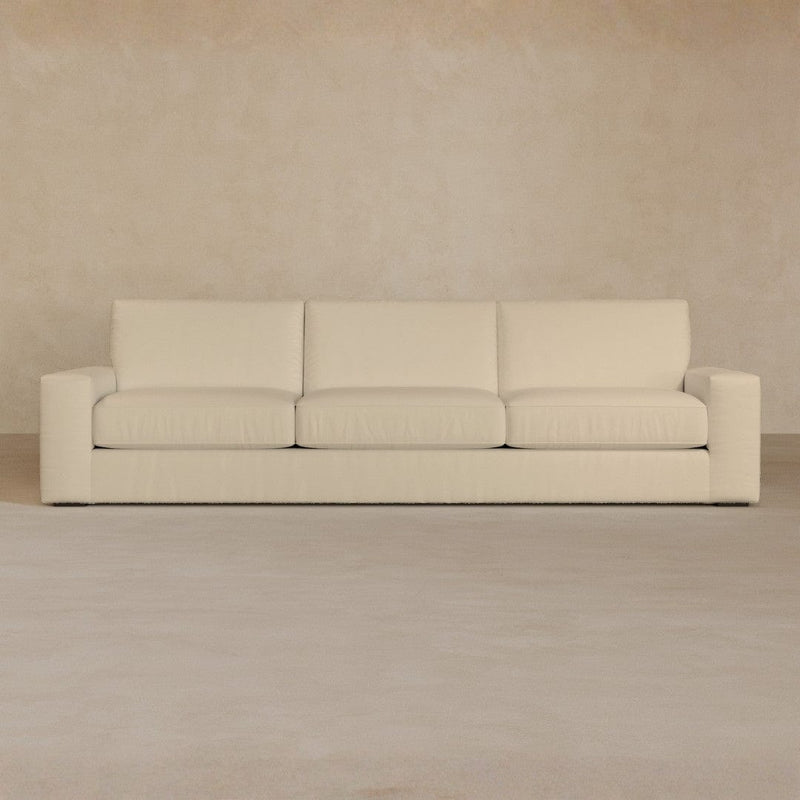 3 Seater-Full Grain Leather-Alabaster