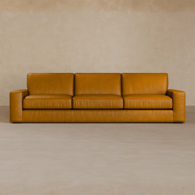 3 Seater-Full Grain Leather-Camel