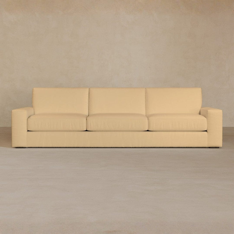 3 Seater-Full Grain Leather-Fawn