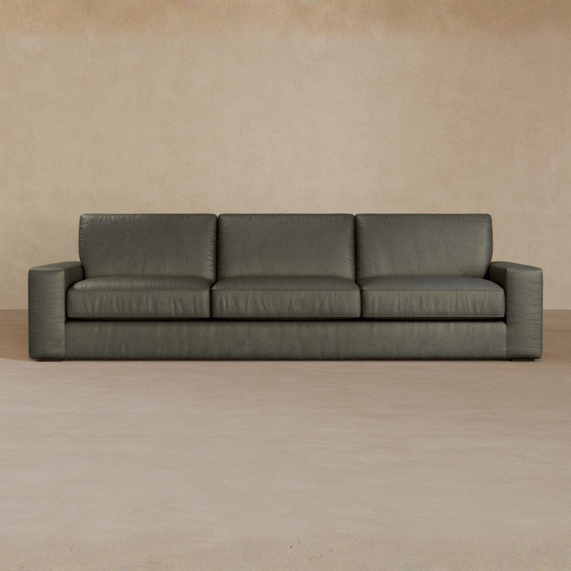 3 Seater-Full Grain Leather-Graphite