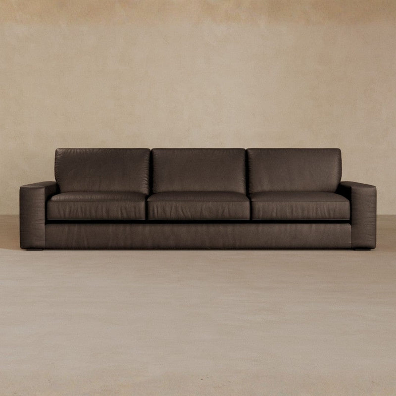 3 Seater-Full Grain Leather-Mink