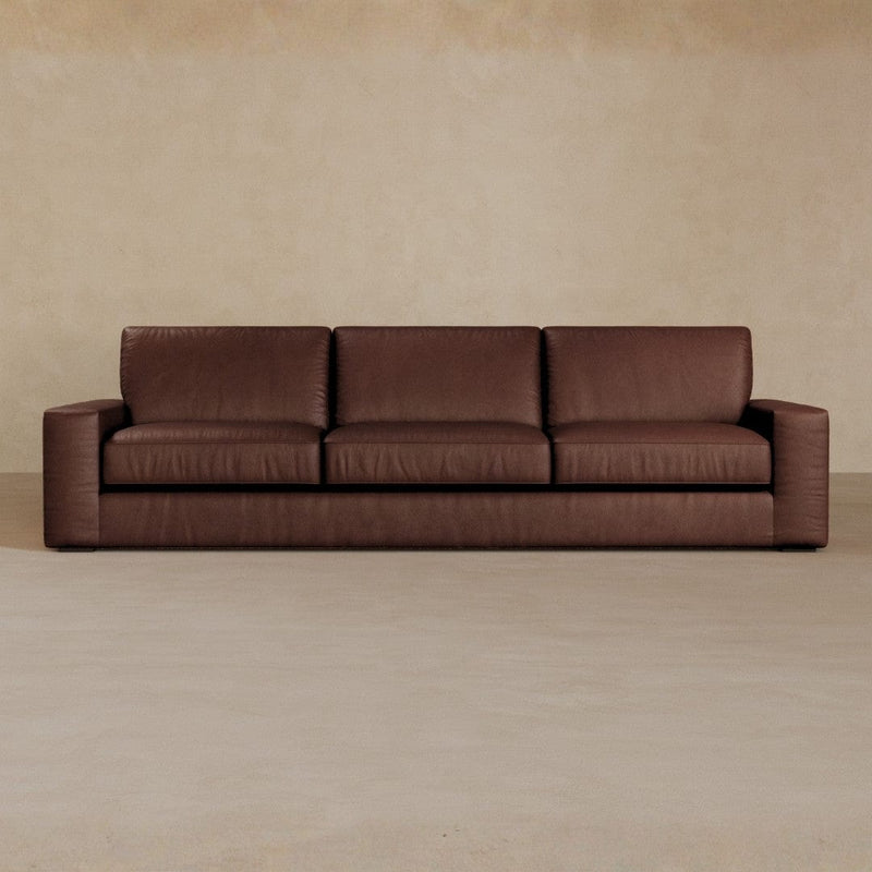 3 Seater-Full Grain Leather-Oxblood