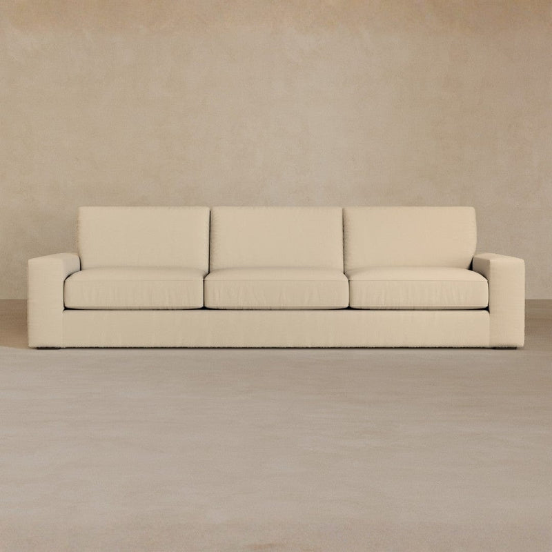 3 Seater-Linen Blend-Alabaster