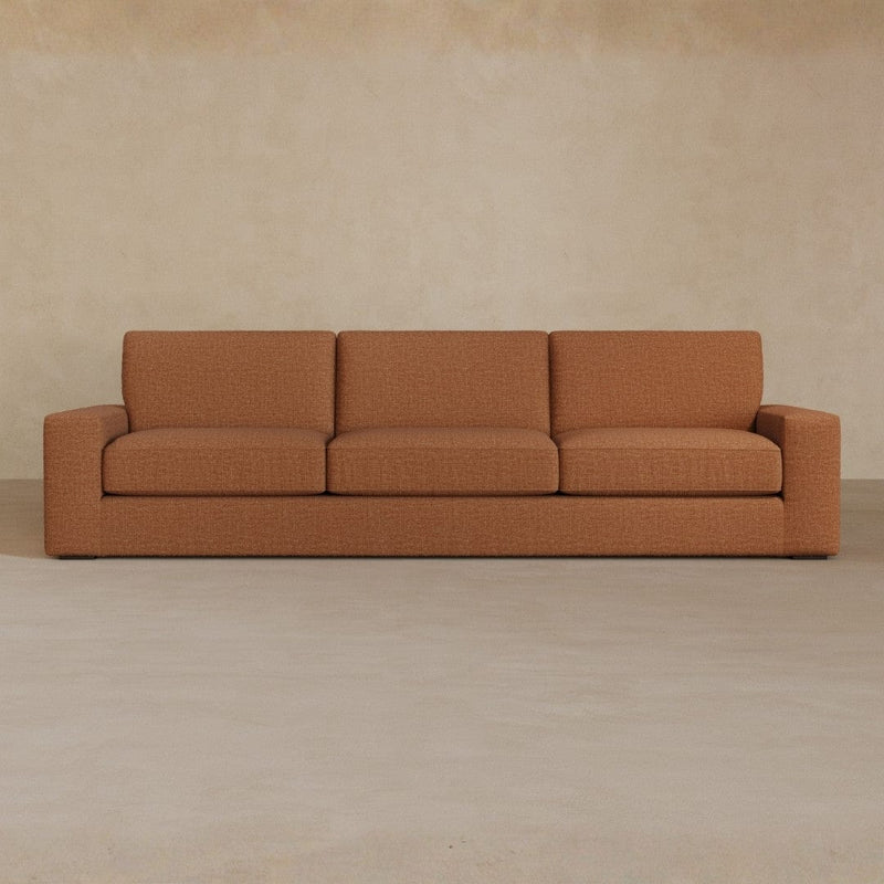 3 Seater-Linen Blend-Brandy