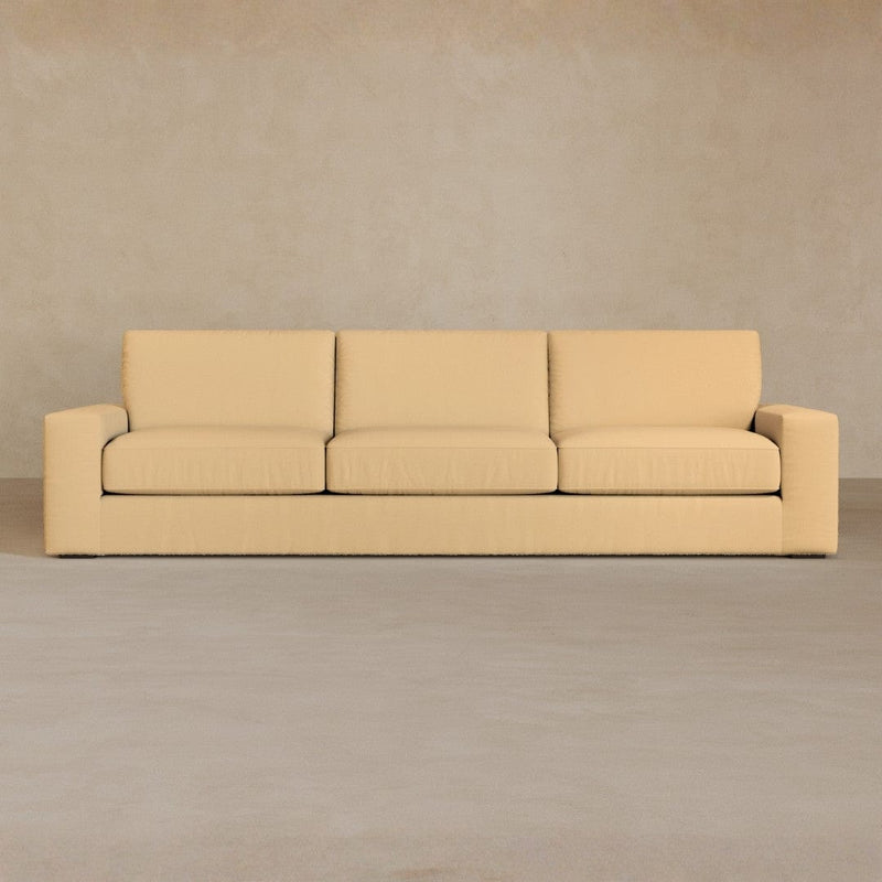 3 Seater-Linen Blend-Fawn