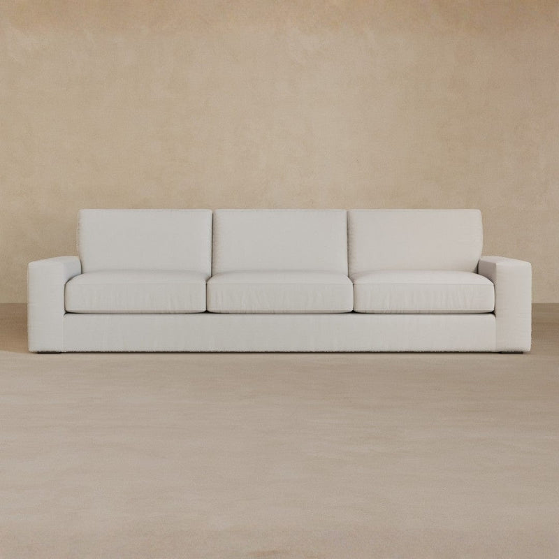 3 Seater-Linen Blend-Ivory