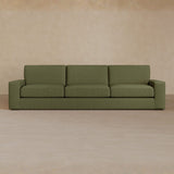 3 Seater-Linen Blend-Olive