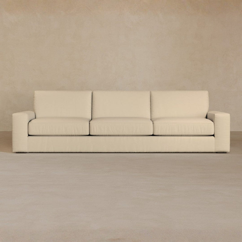 3 Seater-Top Grain Leather-Alabaster