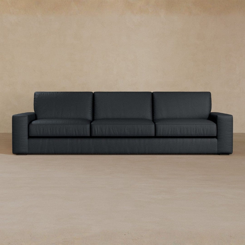 3 Seater-Top Grain Leather-Ink