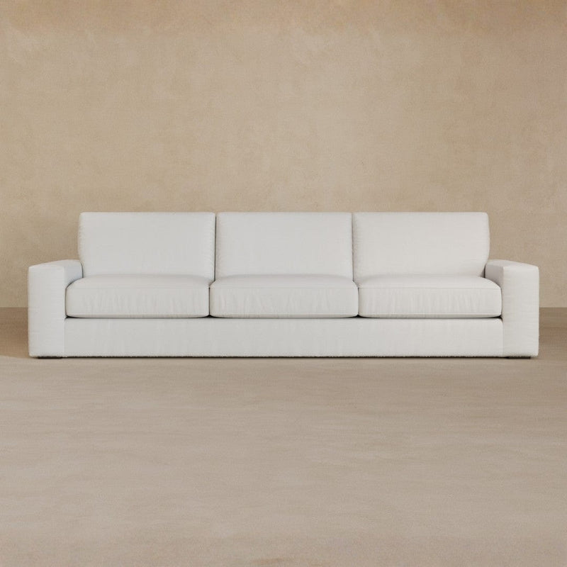 3 Seater-Top Grain Leather-Ivory