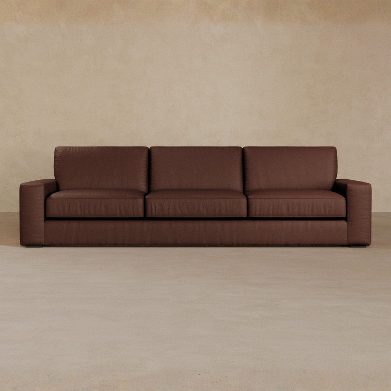 3 Seater-Top Grain Leather-Oxblood