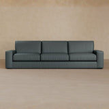 3 Seater-Top Grain Leather-Pewter