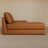 Chaise-Full Grain Leather-Brandy