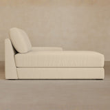 Chaise-Linen Blend-Alabaster