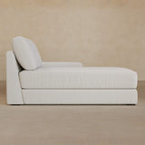 Chaise-Linen Blend-Ivory