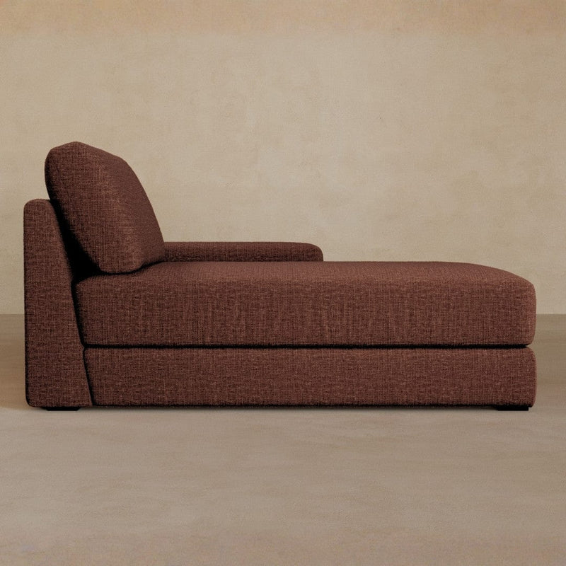 Chaise-Linen Blend-Oxblood