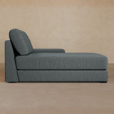 Chaise-Linen Blend-Pewter