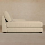 Chaise-Top Grain Leather-Alabaster