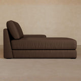Chaise-Top Grain Leather-Espresso
