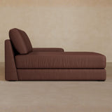 Chaise-Top Grain Leather-Oxblood